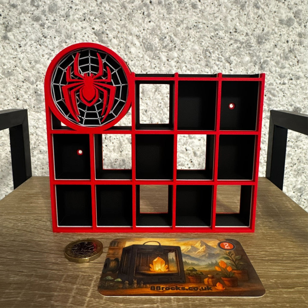 Display Shelf for Bitty Pop Spiderman themed 16 slots unit