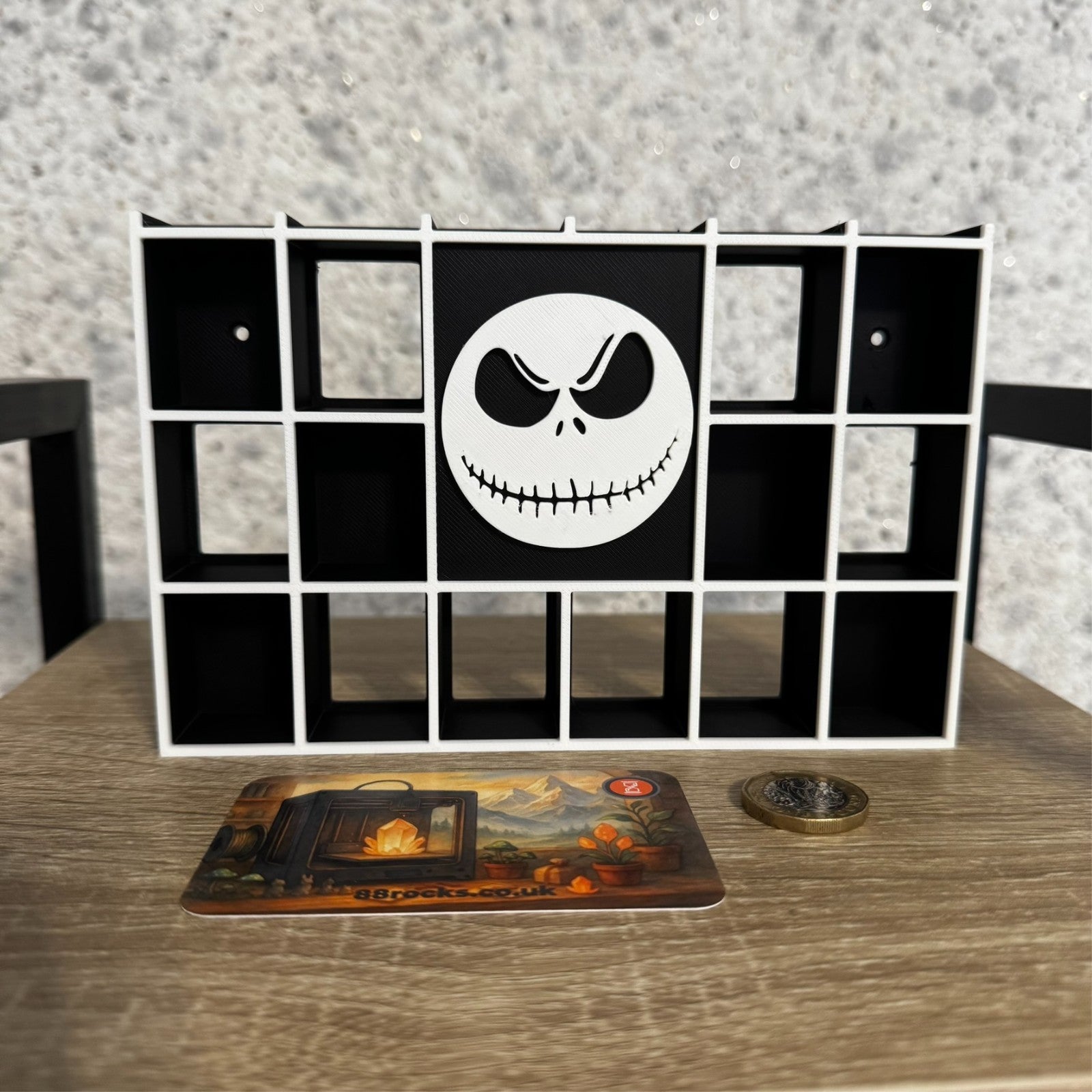 Display Shelf for 20 Bitty Pop Nightmare Before Christmas themed