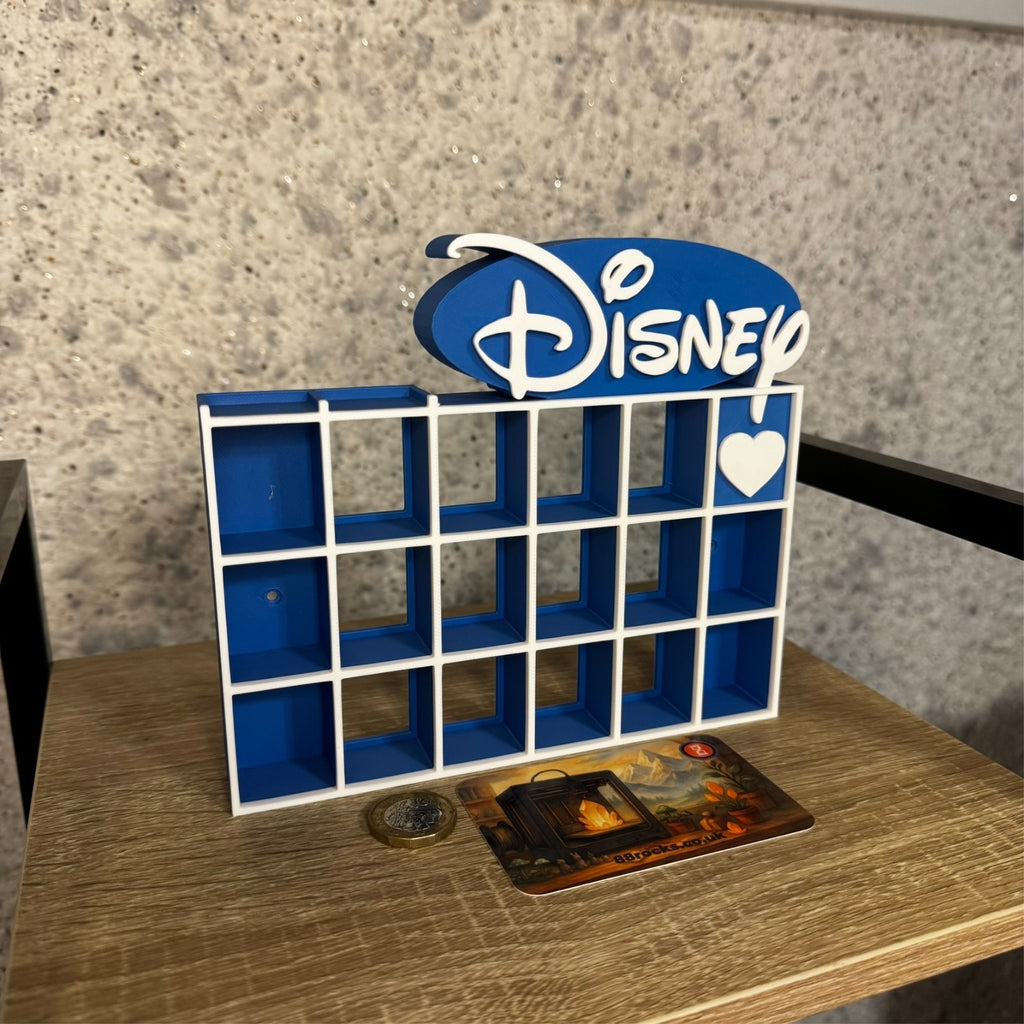 Display Shelf for Bitty Pop Disney themed 19 slots unit b&w