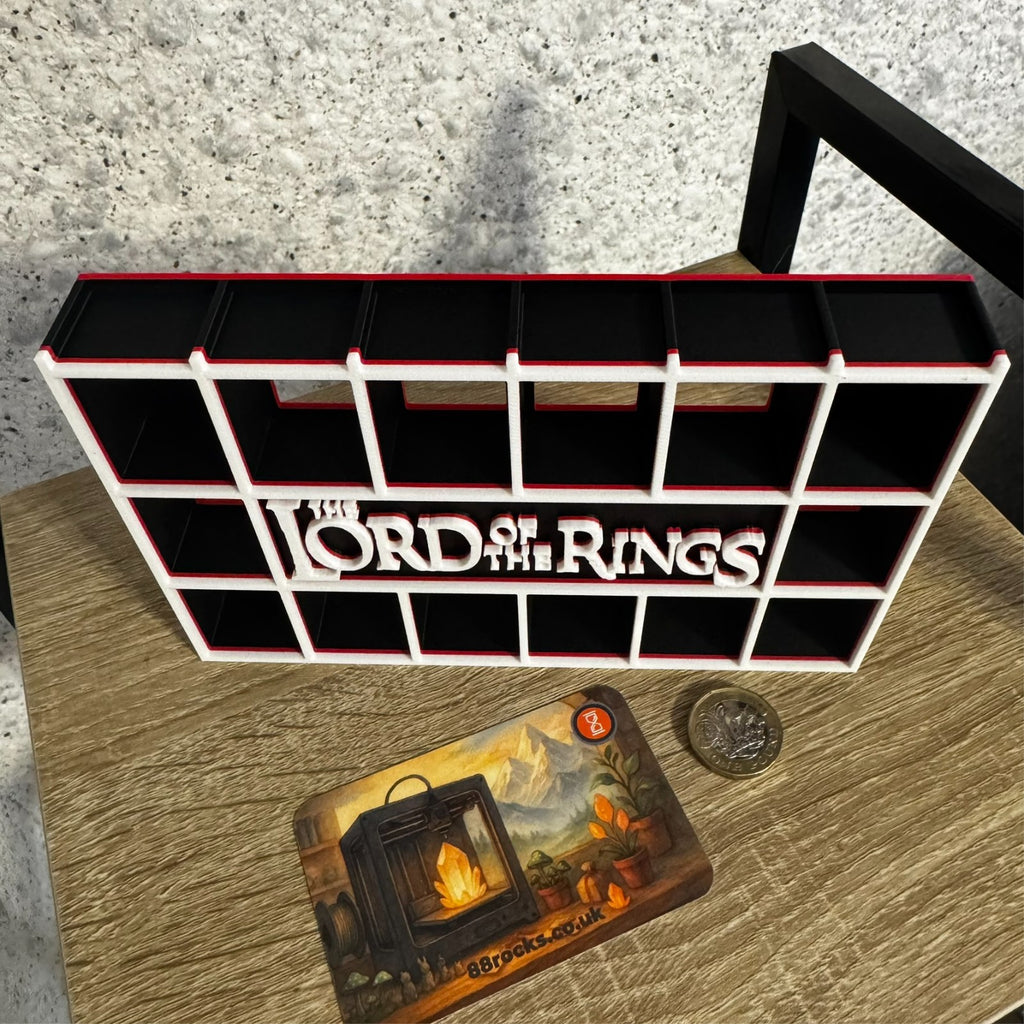 Display Shelf  Stand for Bitty Pop The Lord of the Rings themed 20 slots
