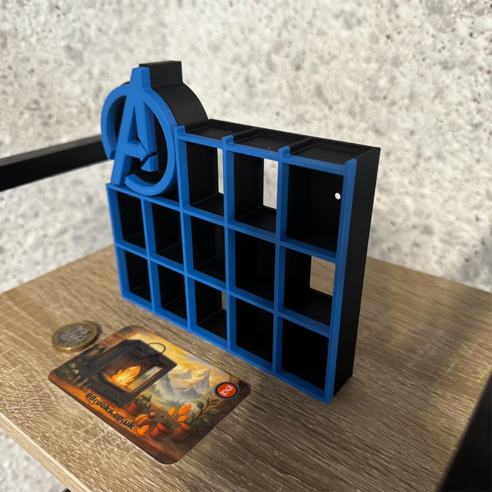 Display Shelf for Bitty Pop Avengers themed 16 slots stand organizer