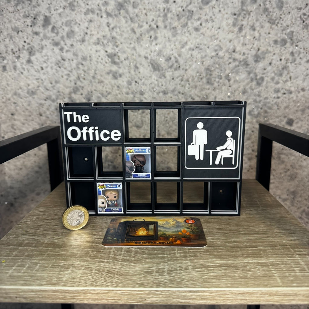 Display Shelf for Bitty Pop The Office themed, 18 slots organizer