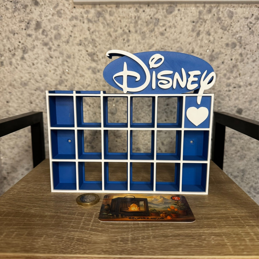 Display Shelf for Bitty Pop Disney themed 19 slots unit b&w