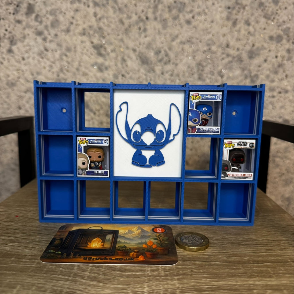 Display Shelf for Bitty Pop in Stitch Theme 20 Slots organizer