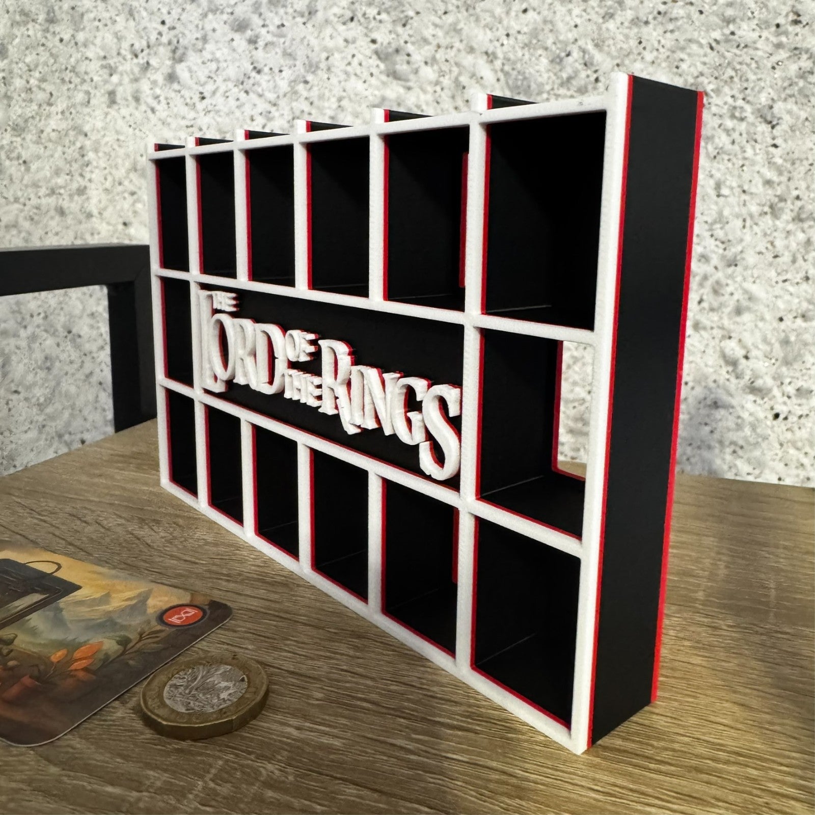 Display Shelf  Stand for Bitty Pop The Lord of the Rings themed 20 slots