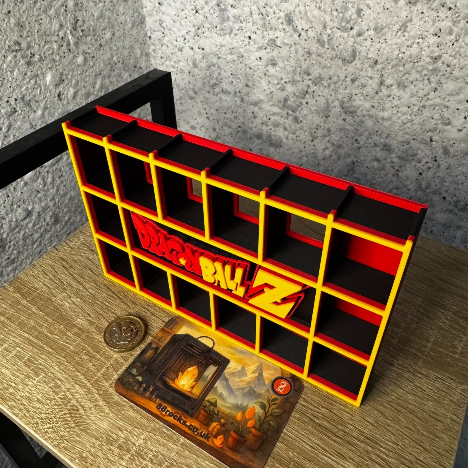 Display Shelf for Bitty Pop Dragon Ball Z themed 20 slots organizer