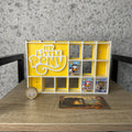 Display Shelf for Bitty Pop boxes My Little Pony themed Yellow and White
