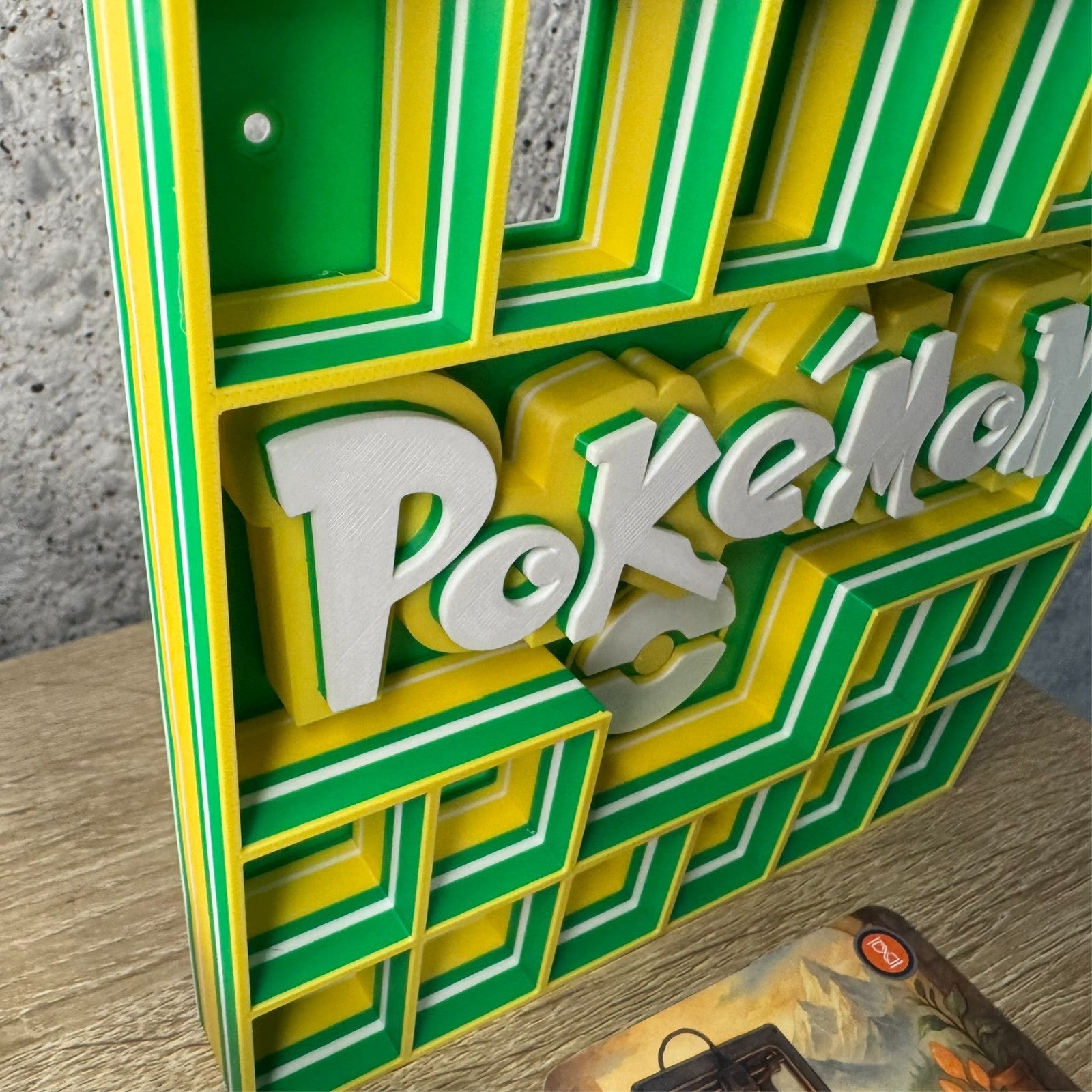 Display Shelf for Bitty Pop Pokemon themed, 16 slots