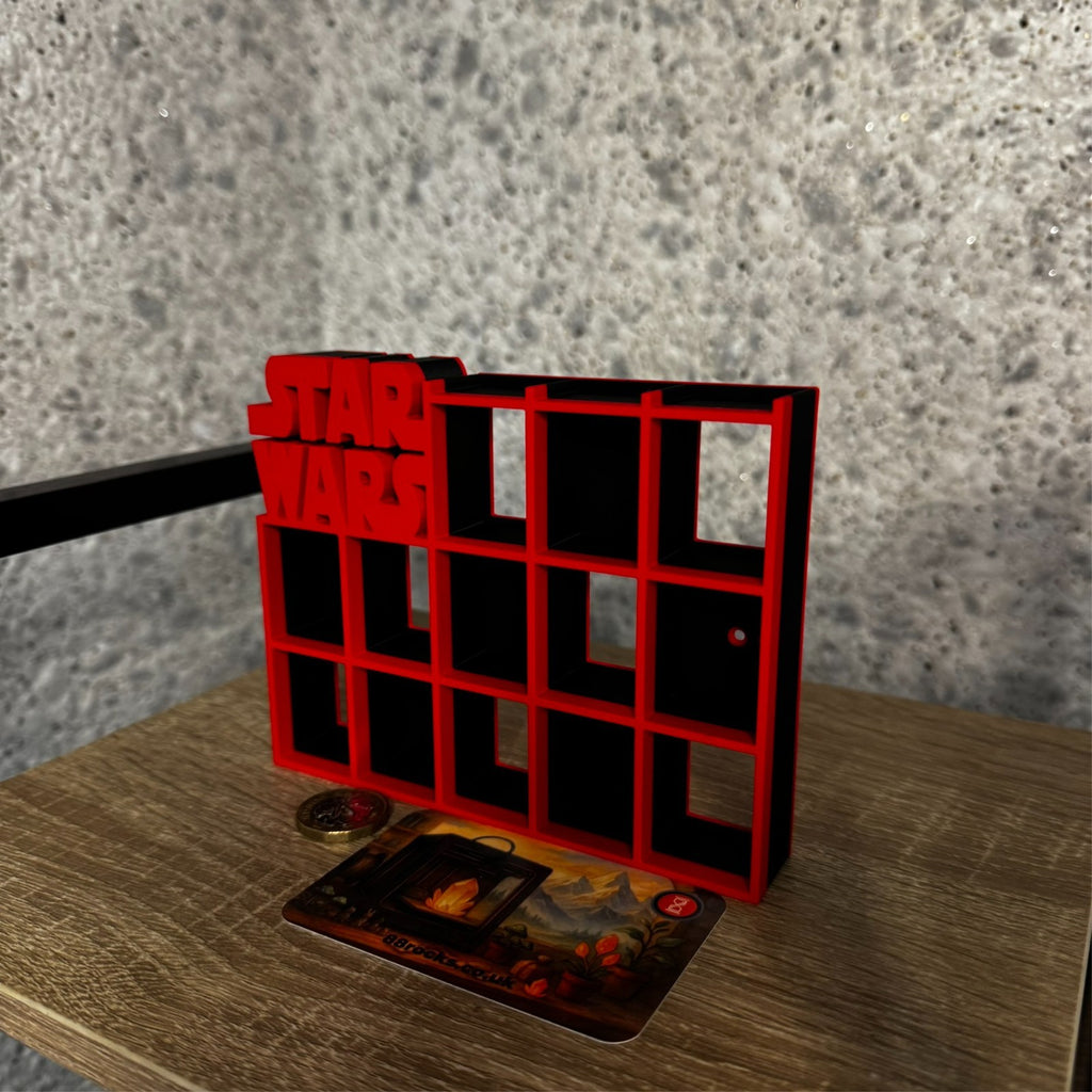 Display Shelf for Bitty Pop Star Wars themed 16 slots organizer