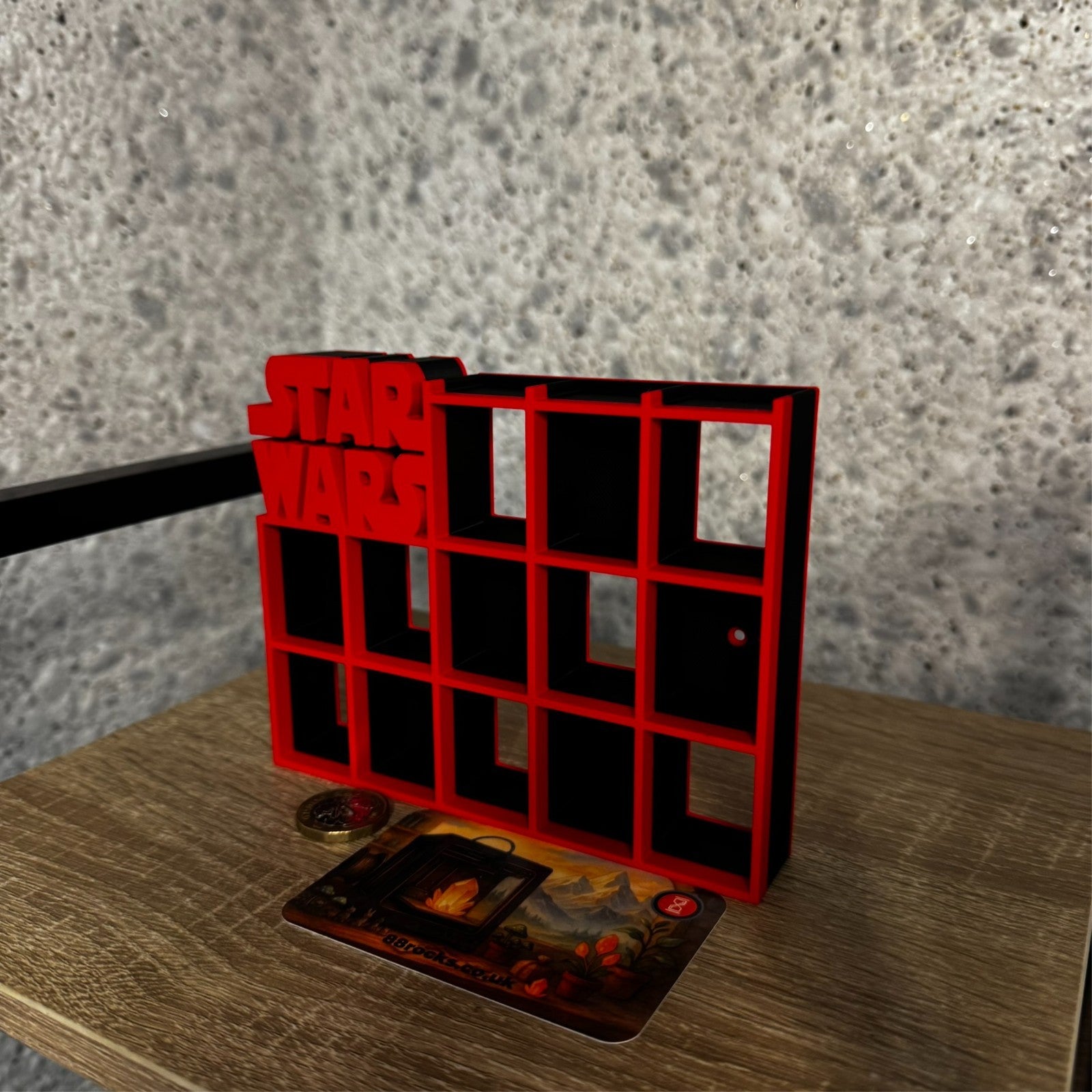 Display Shelf for Bitty Pop Star Wars themed 16 slots organizer