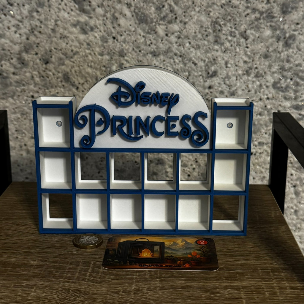 Display Shelf for Bitty Pop mini figures  Disney Princess themed