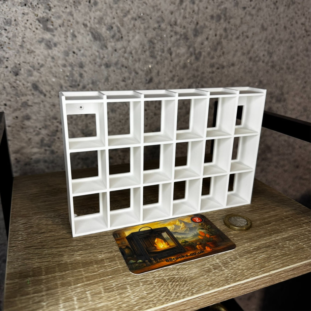 Display Shelf for Bitty Pop 24 slots white unit