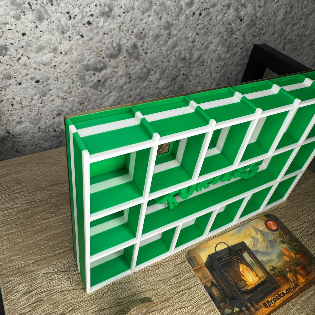 Display Shelf Organizer for 20 Bitty Pop Boxes Ninja Turtles themed