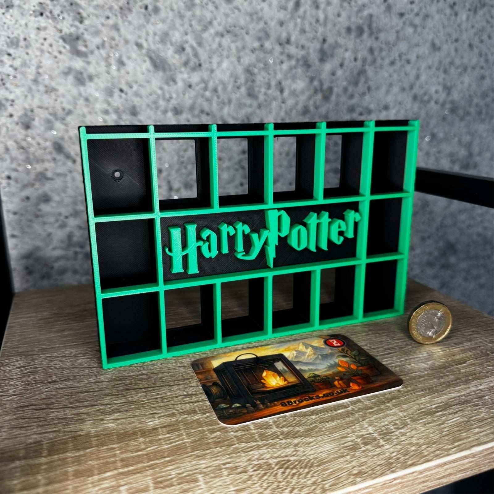 Display Shelf for Bitty Pop Harry Potter themed, 20 slots