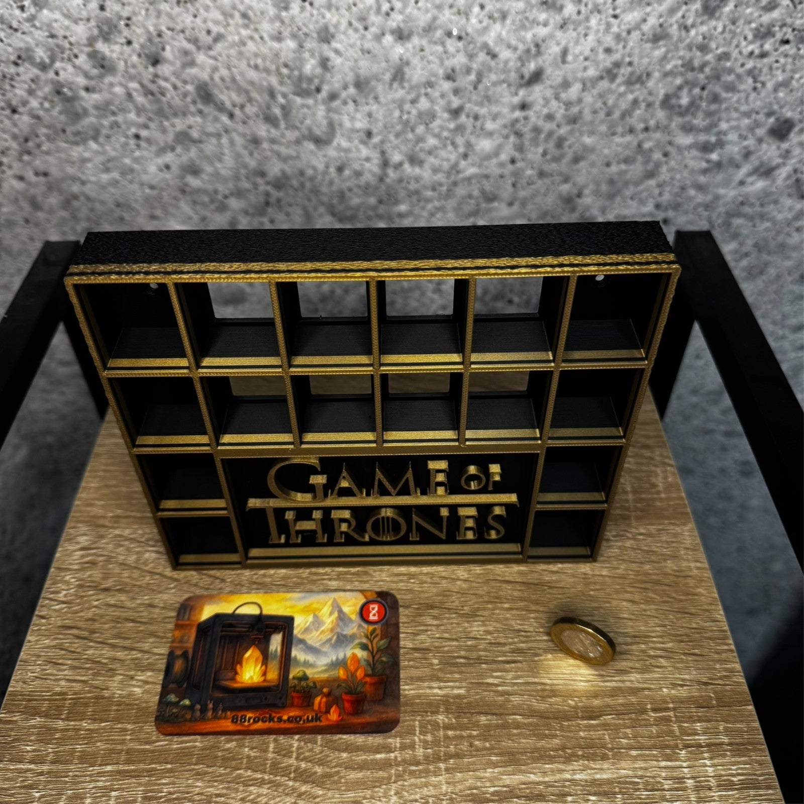 Display Shelf for Bitty Pop GOT themed, 16 slots