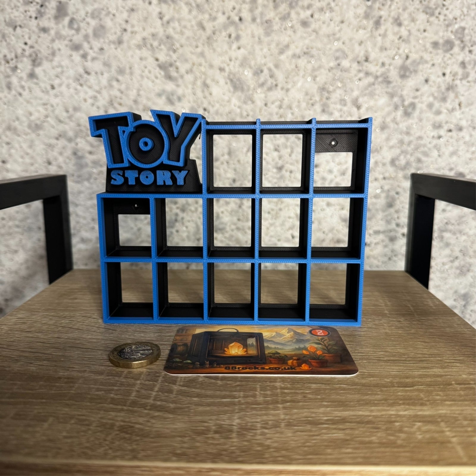 Display Shelf for Bitty Pop Toy Story themed 16 slots organizer