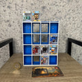 Display Shelf for Bitty Pop 20 slots organizer blue white