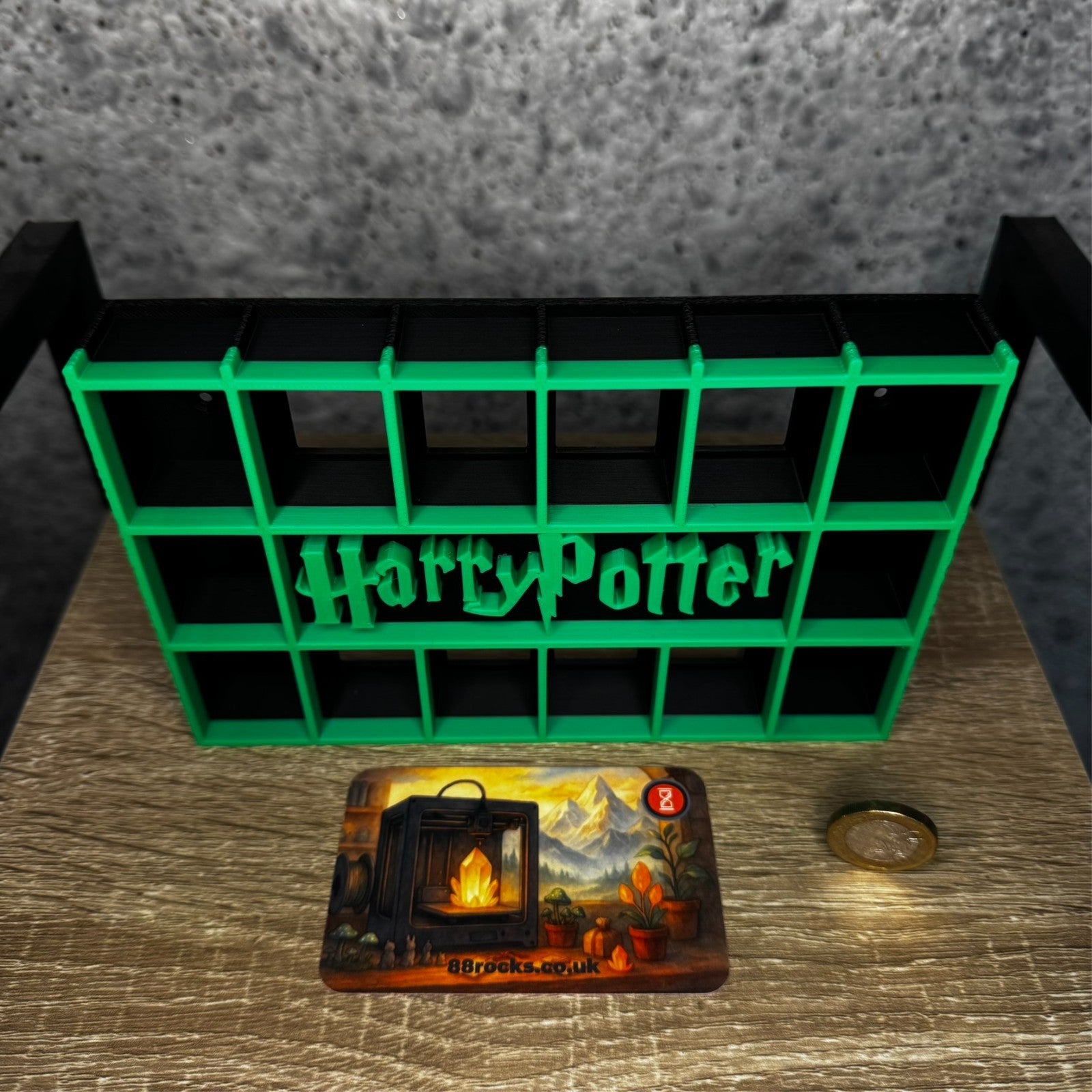 Display Shelf for Bitty Pop Harry Potter themed, 20 slots