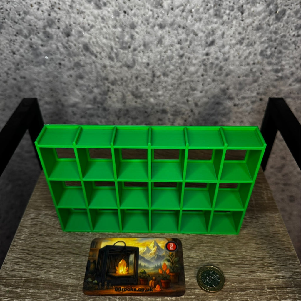 Display Shelf for Bitty Pop 24 slots green unit