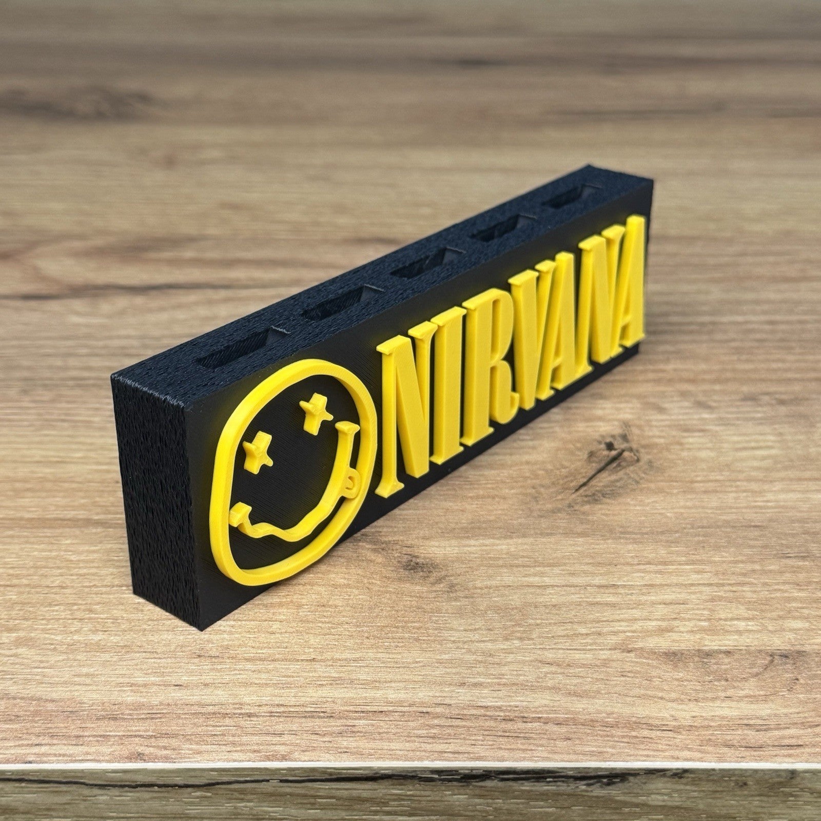 Guitar Pick Holder Stand Nirvana Themed Desk Display Guitar Pick Organizer