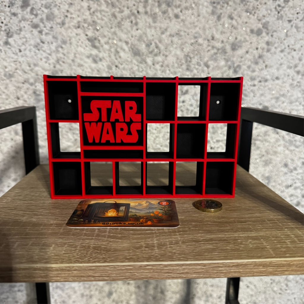 Display Shelf for Bitty Pop Star Wars themed 20 slots organizer