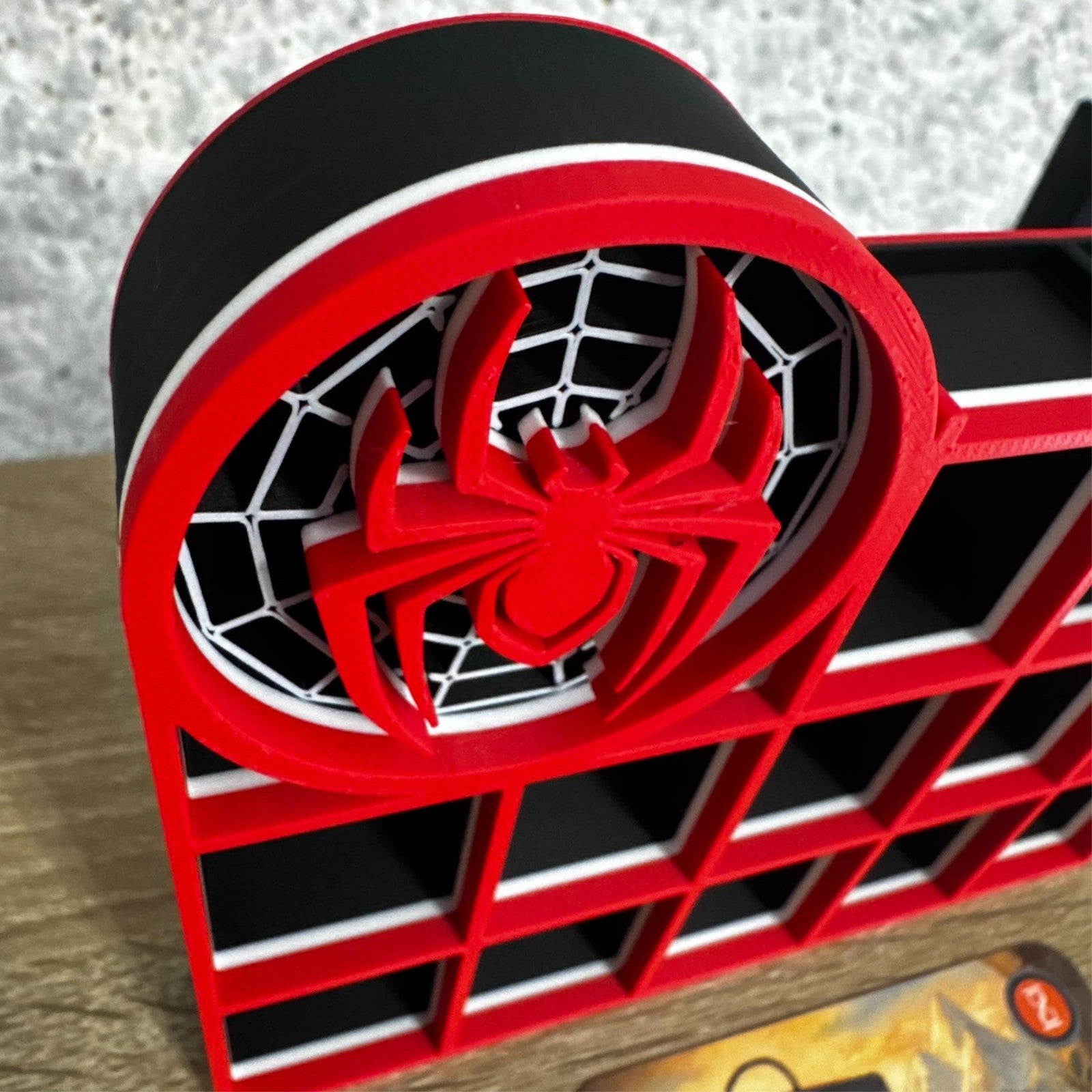 Display Shelf for Bitty Pop Spiderman themed 16 slots unit
