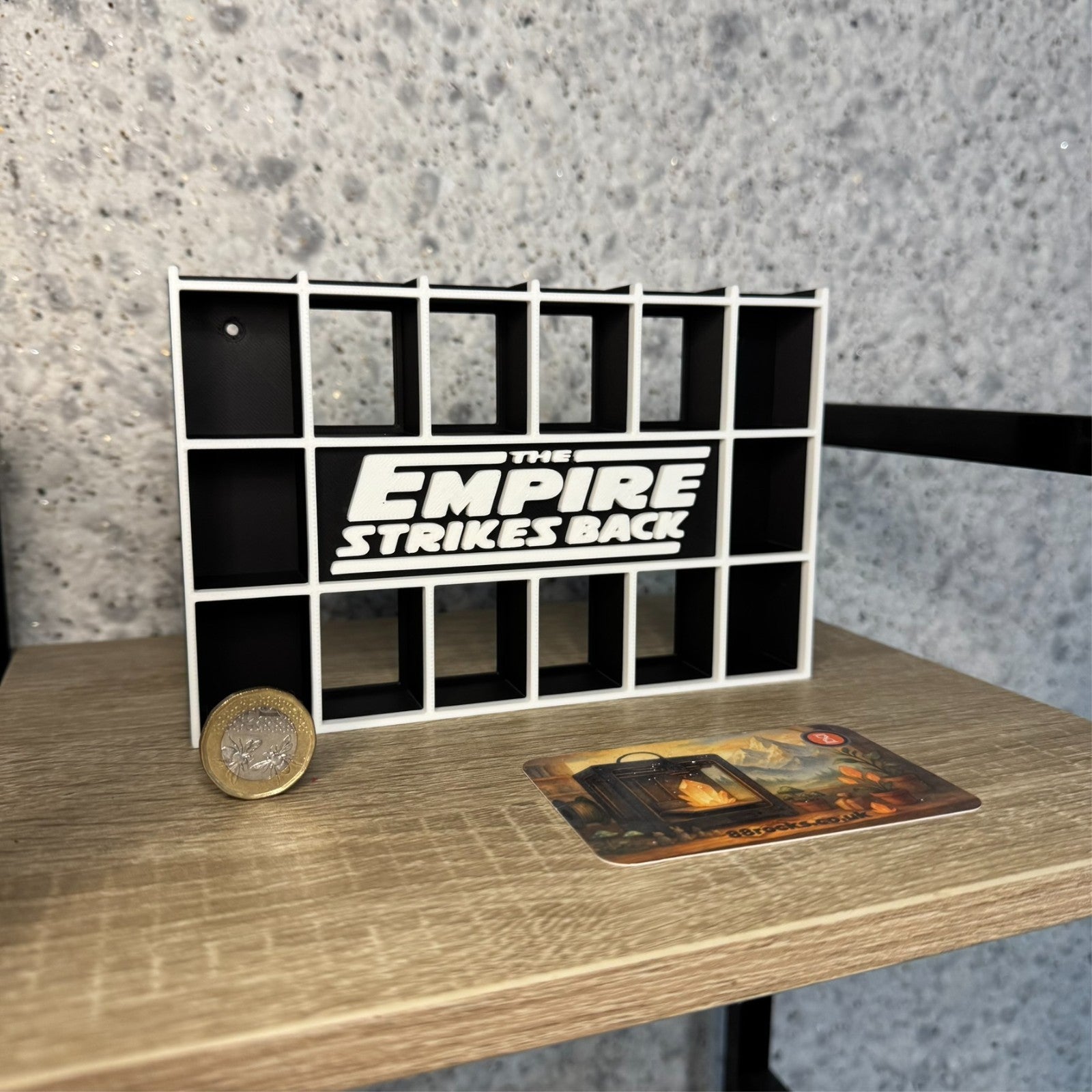 Display Shelf for 20 Bitty Pop Empire Strikes Back themed organizer