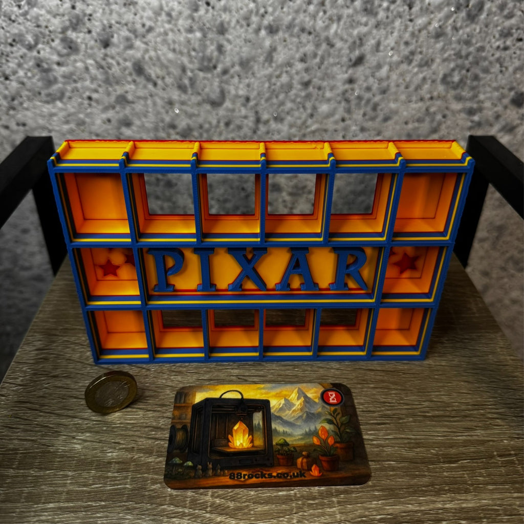 Display Shelf for Bitty Pop Pixar themed, 20 slots organizer