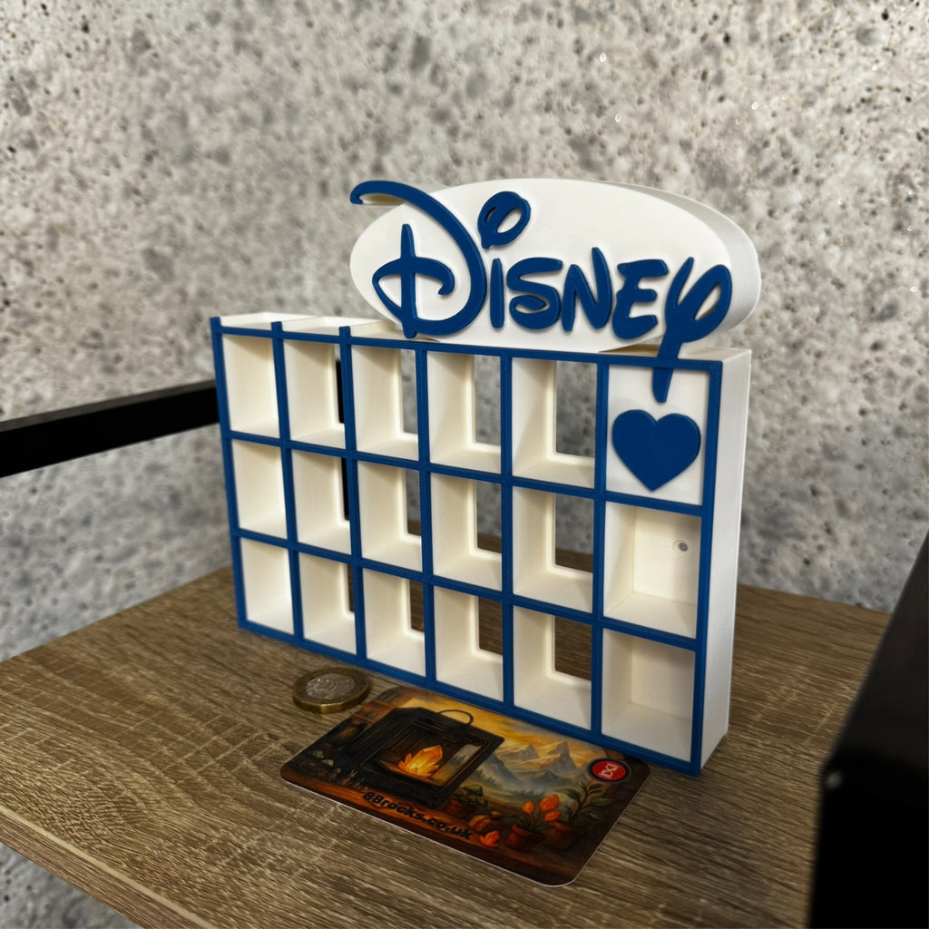 Display Shelf for Bitty Pop Disney themed 19 slots unit w&b