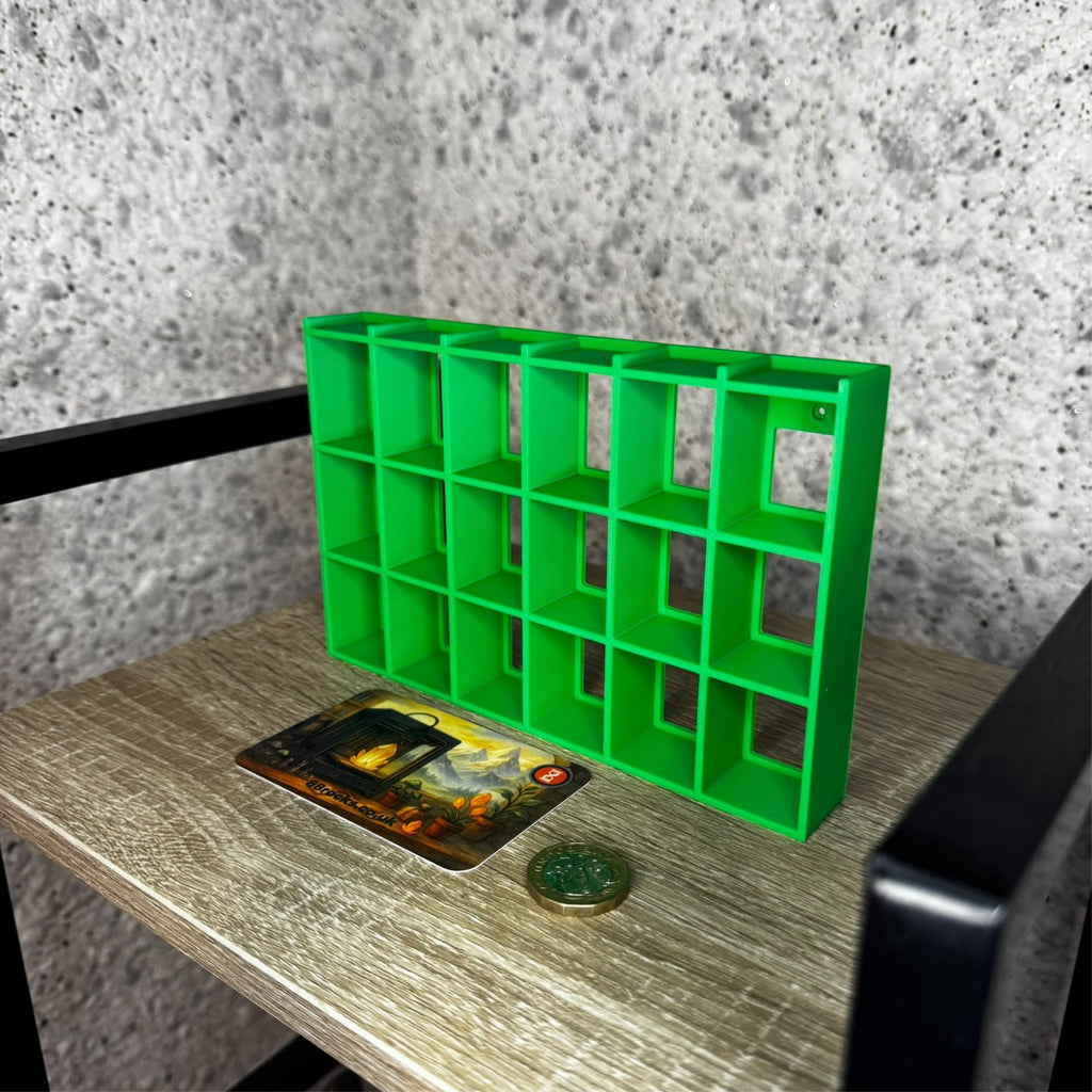 Display Shelf for Bitty Pop 24 slots green unit