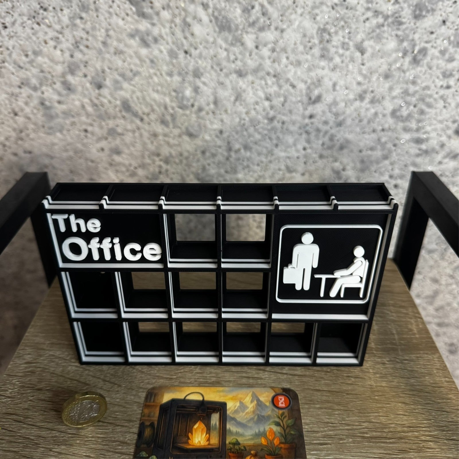 Display Shelf for Bitty Pop The Office themed, 18 slots organizer