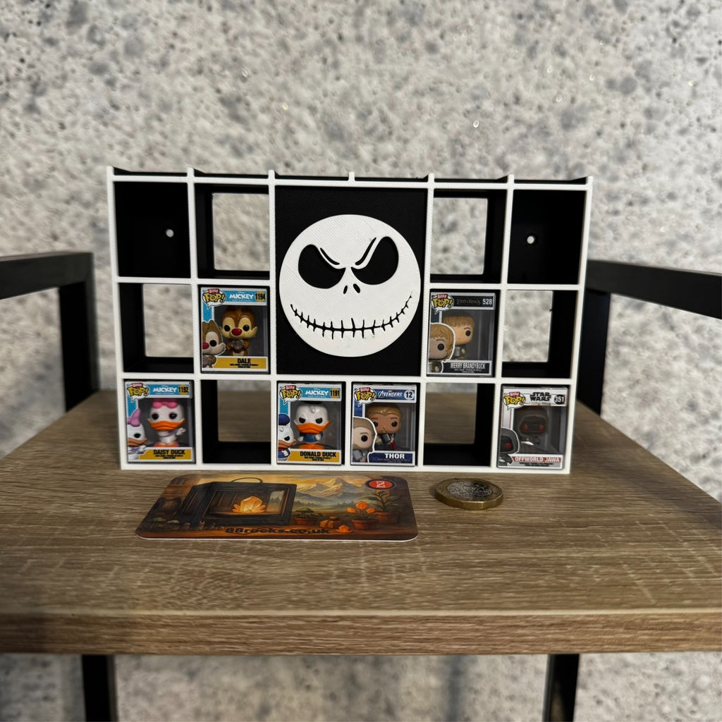 Display Shelf for 20 Bitty Pop Nightmare Before Christmas themed