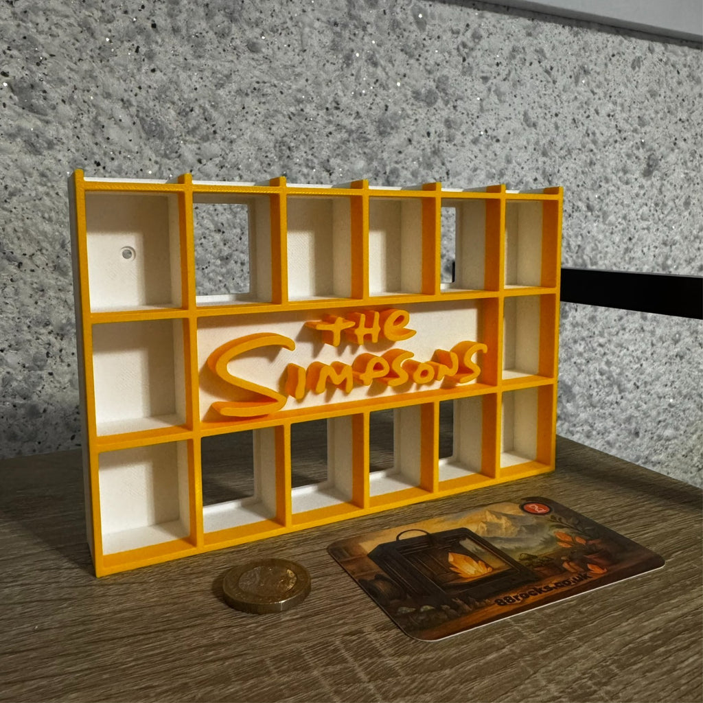 Display Shelf for Bitty Pop in Simpsons theme  stand,organizer