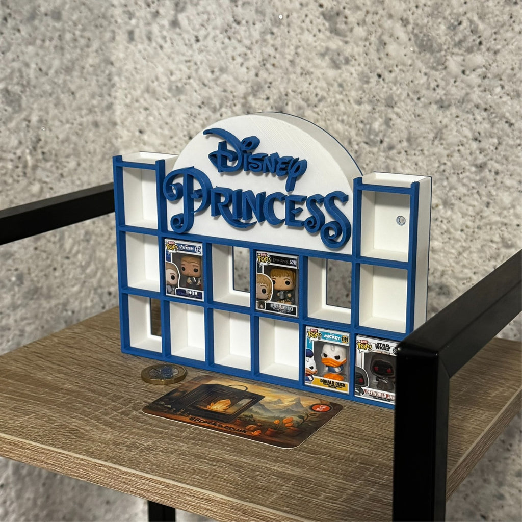 Display Shelf for Bitty Pop mini figures  Disney Princess themed