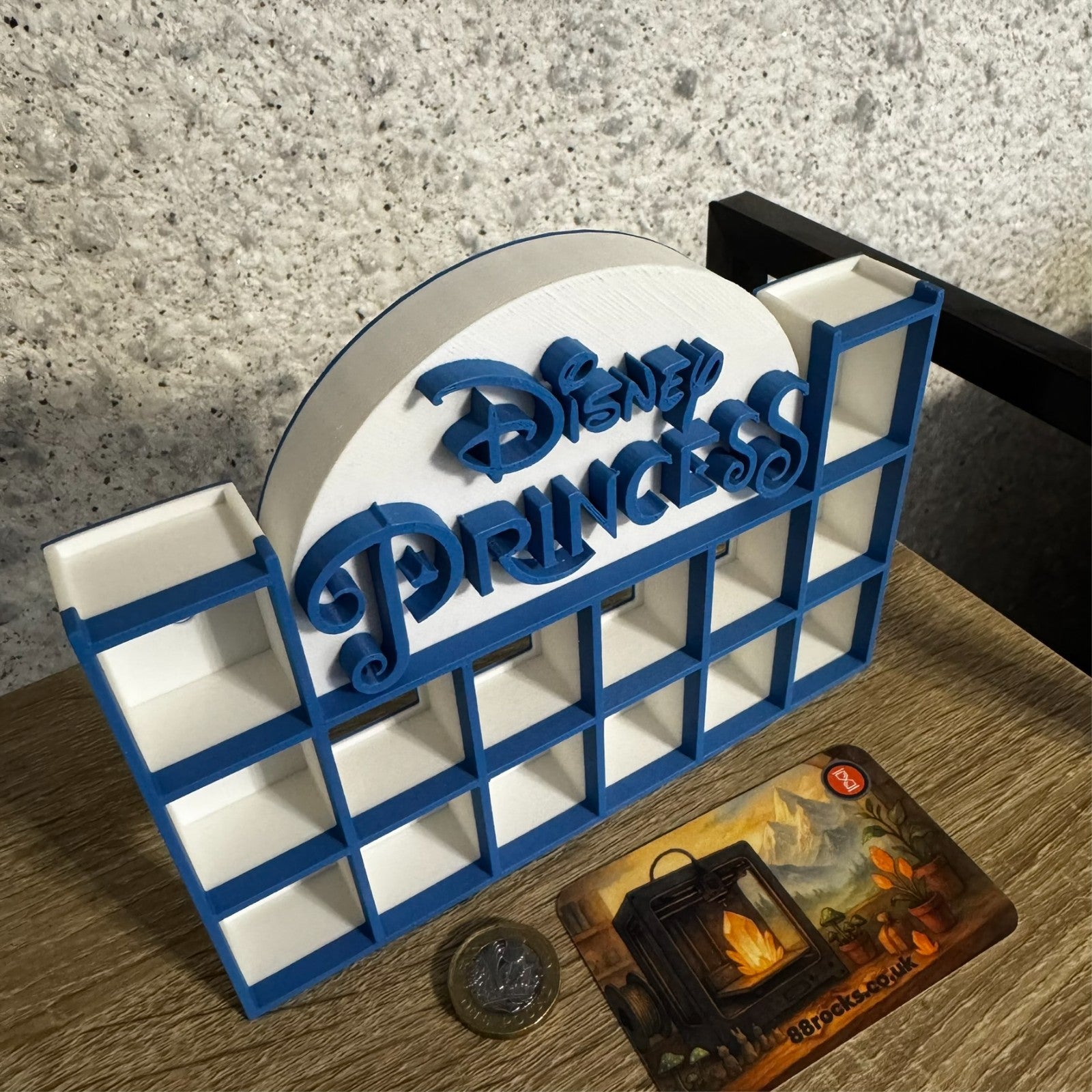 Display Shelf for Bitty Pop mini figures  Disney Princess themed