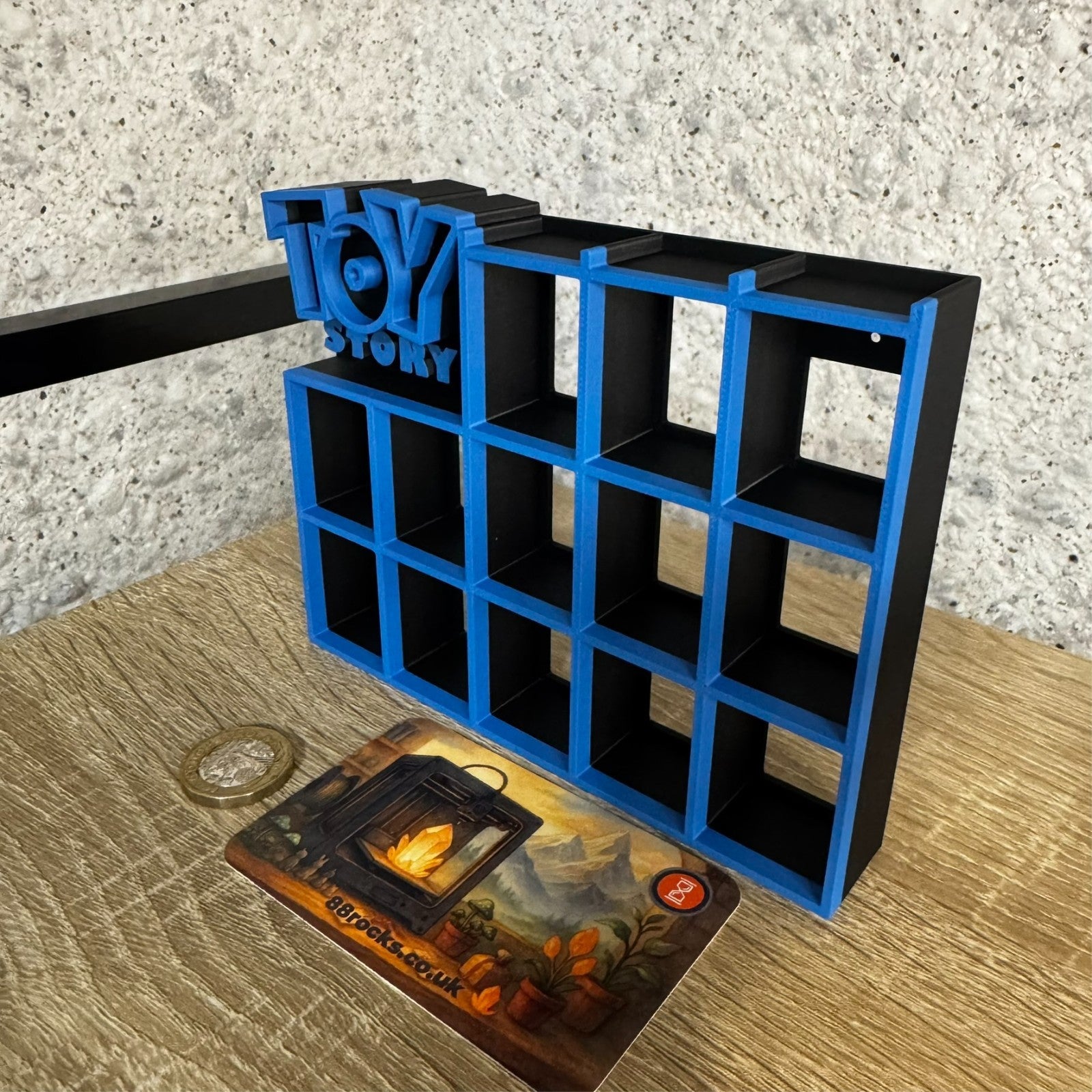 Display Shelf for Bitty Pop Toy Story themed 16 slots organizer