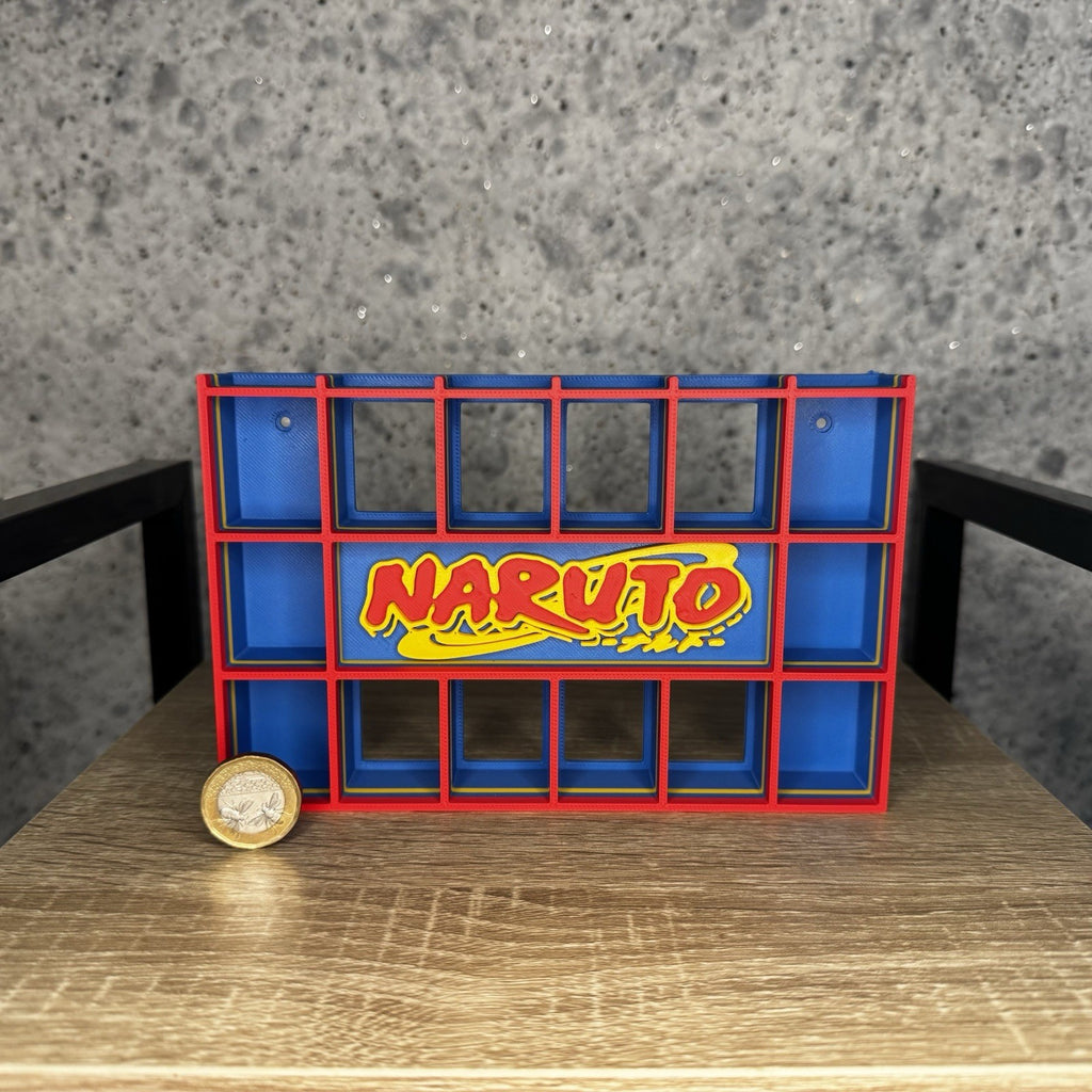 Display Shelf Organizer for 20 Bitty Pop boxes — Naruto themed