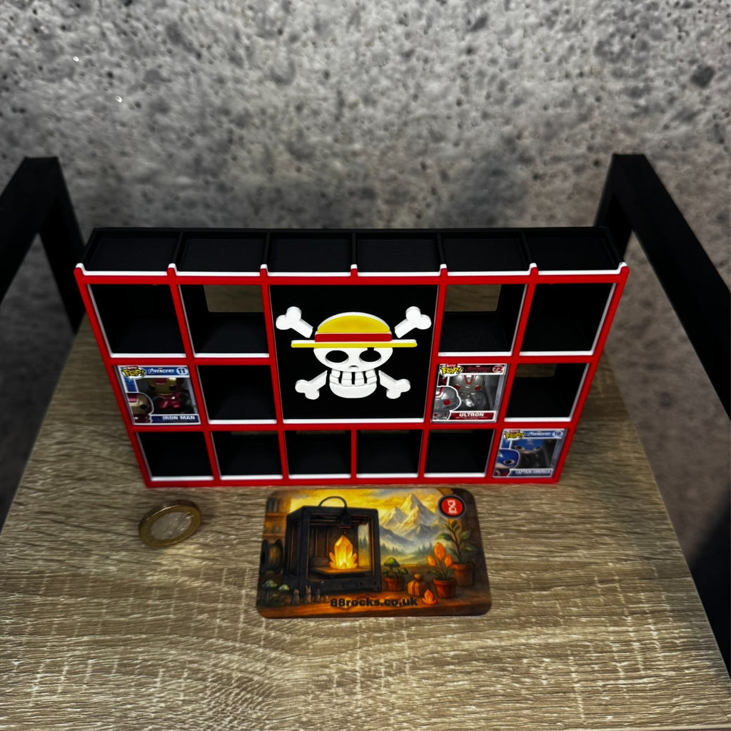 Shelf for Bitty Pop collection in One Piece theme