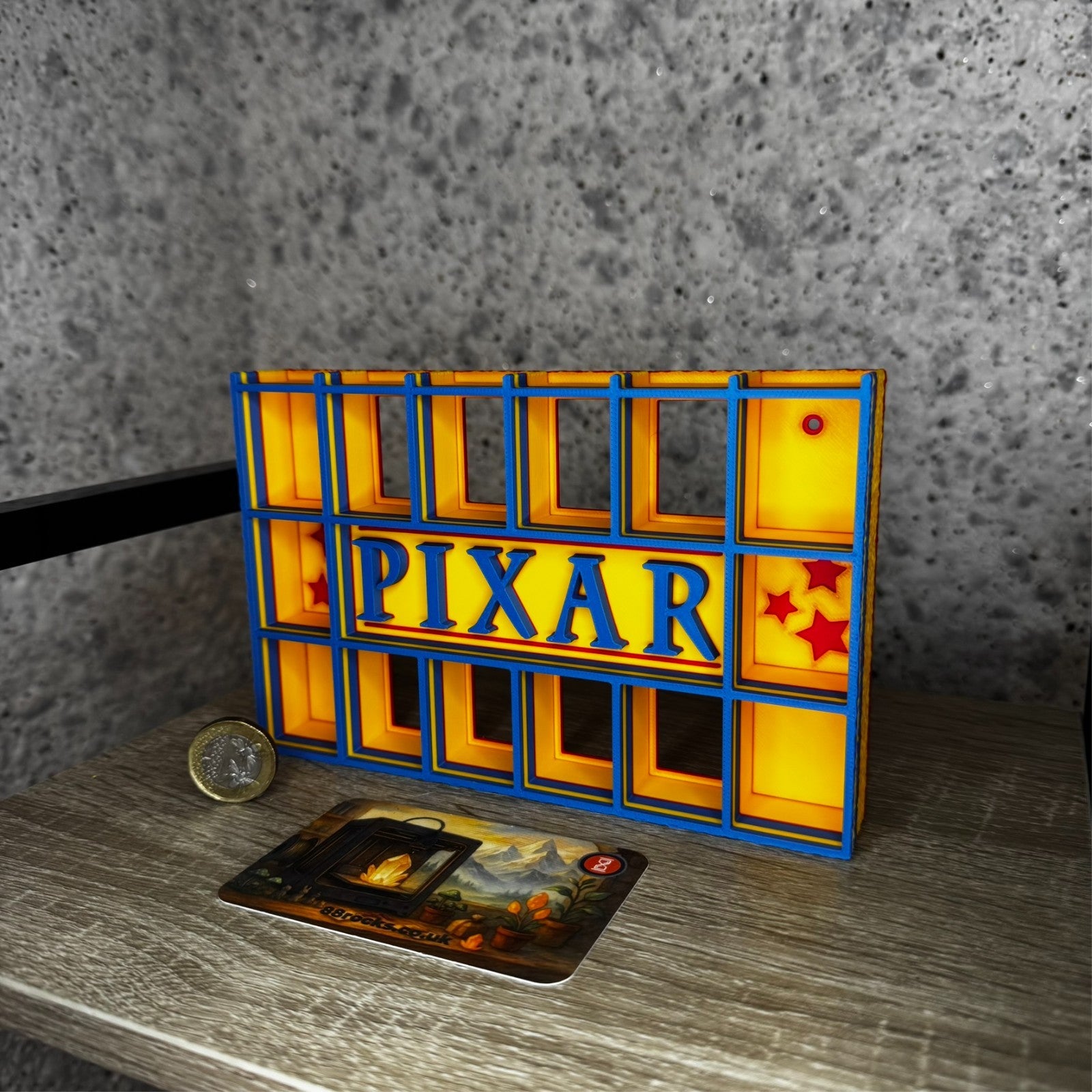 Display Shelf for Bitty Pop Pixar themed, 20 slots organizer