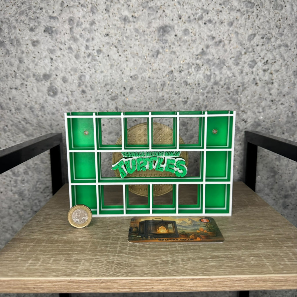 Display Shelf Organizer for 20 Bitty Pop Boxes Ninja Turtles themed