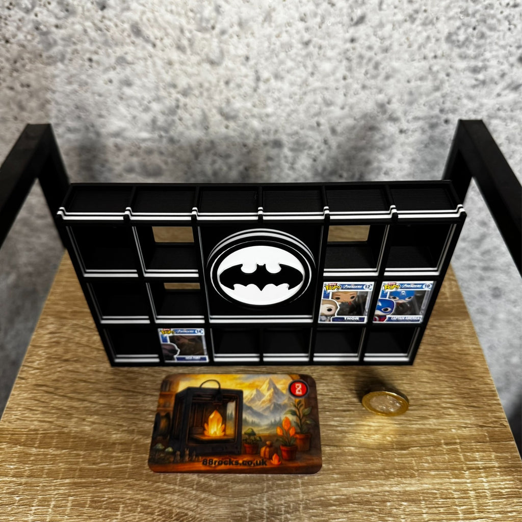 Display Shelf for Bitty Pop Batman themed organizer 20 slots