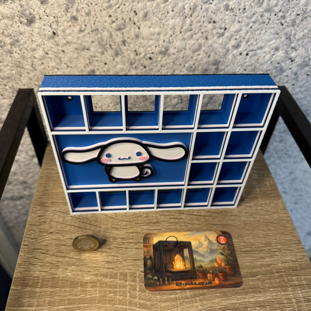 Display Shelf for 16 Bitty Pop Cinnamoroll themed organizer