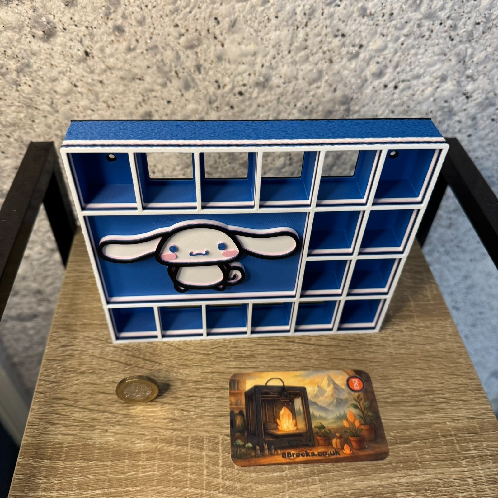Display Shelf for 16 Bitty Pop Cinnamoroll themed organizer