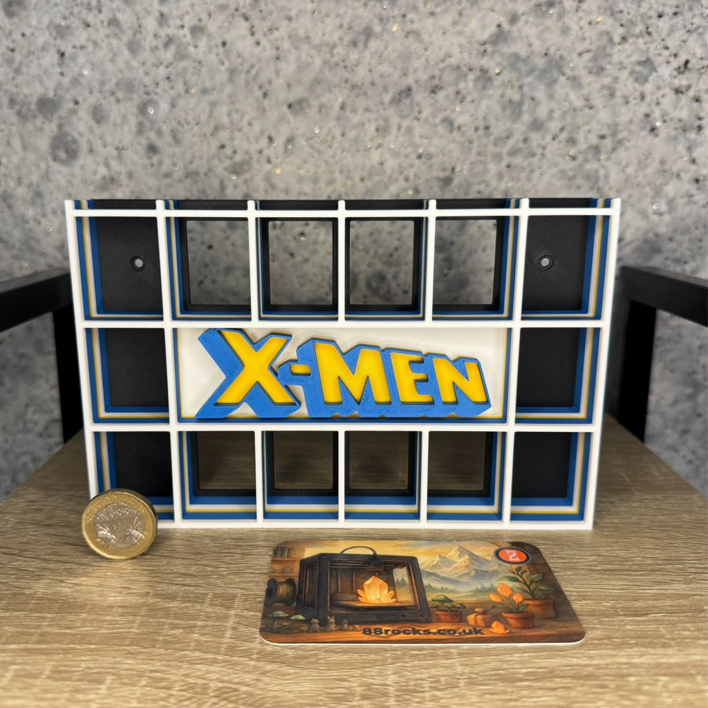 Display Shelf Organizer for 20 Bitty Pop boxes X Men themed