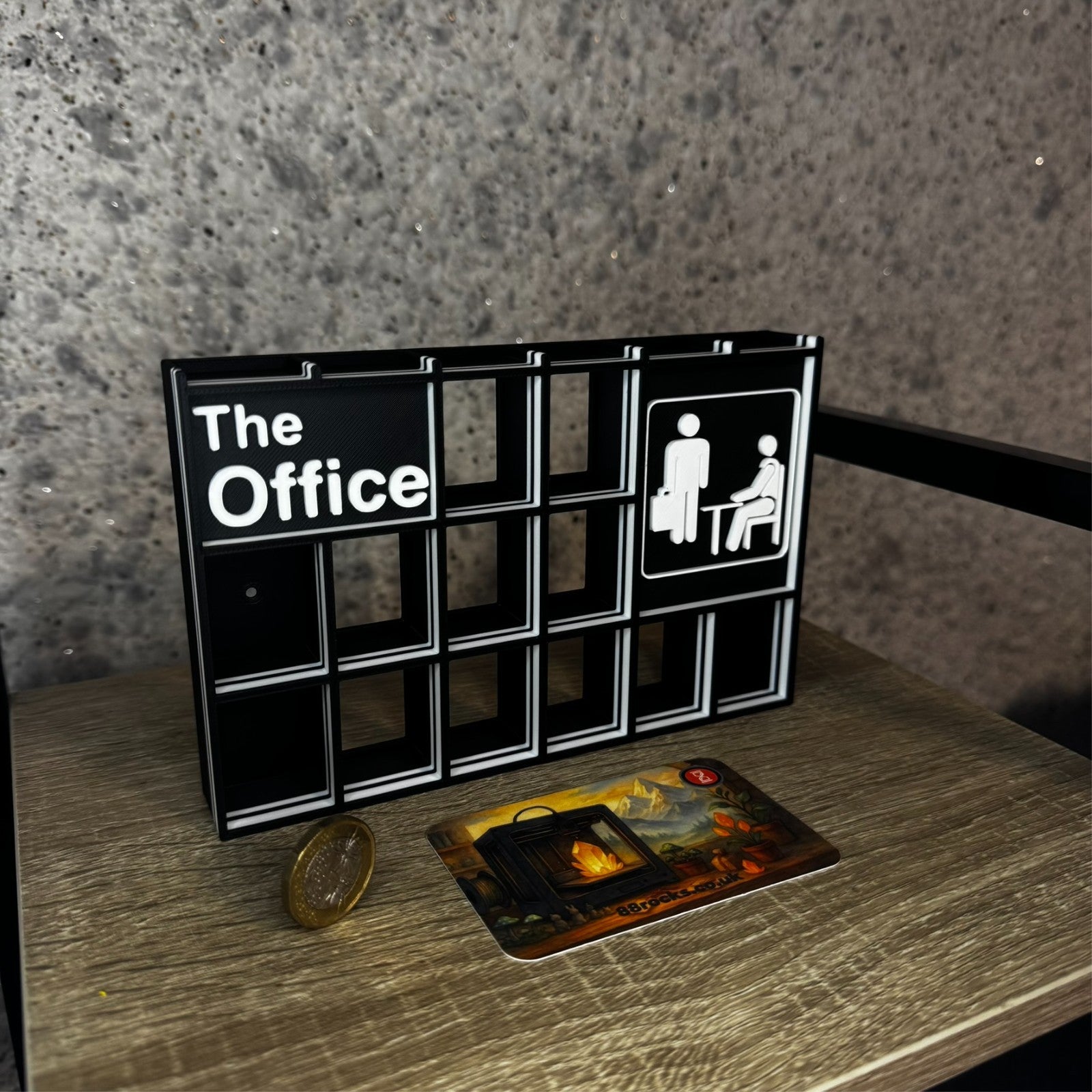 Display Shelf for Bitty Pop The Office themed, 18 slots organizer