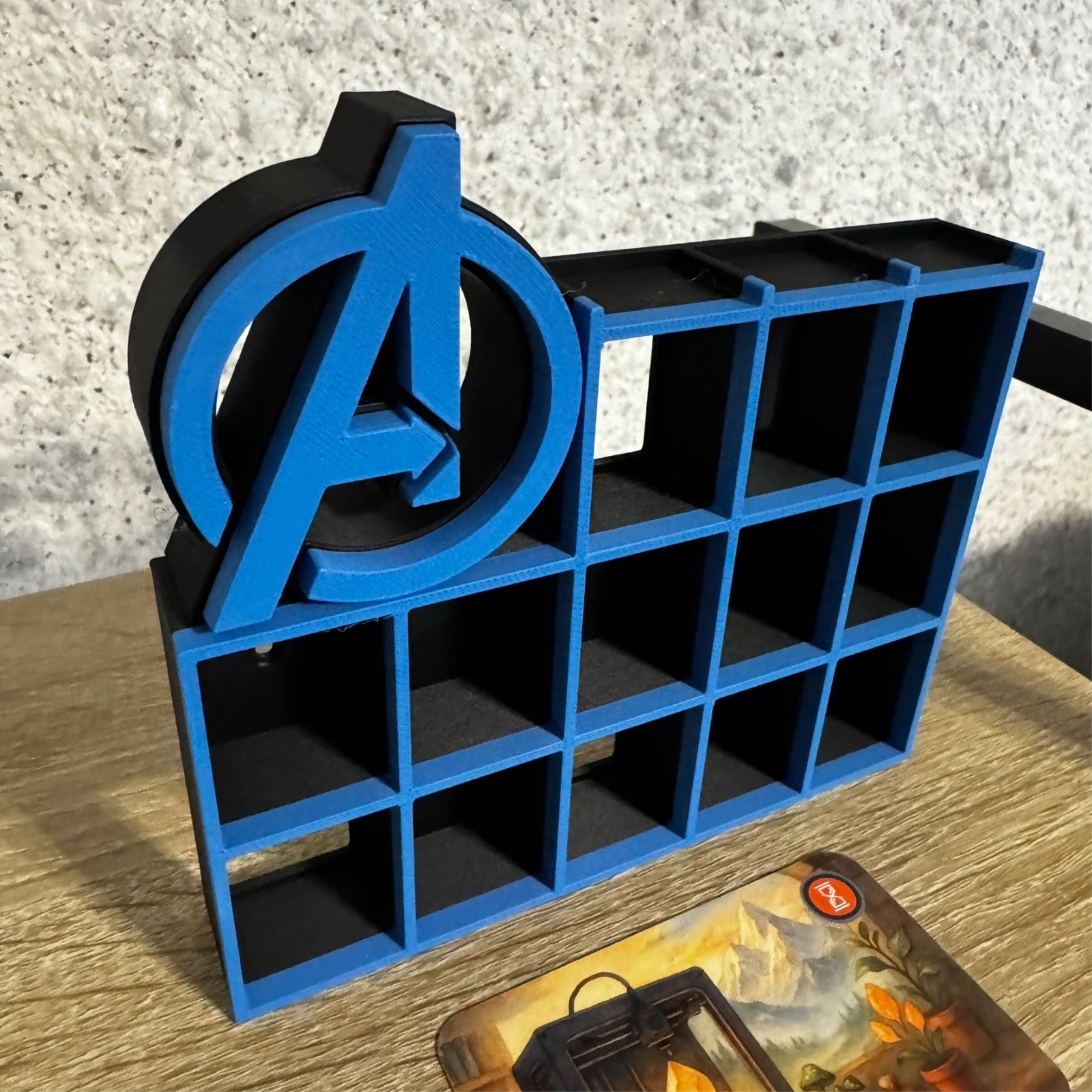 Display Shelf for Bitty Pop Avengers themed 16 slots stand organizer