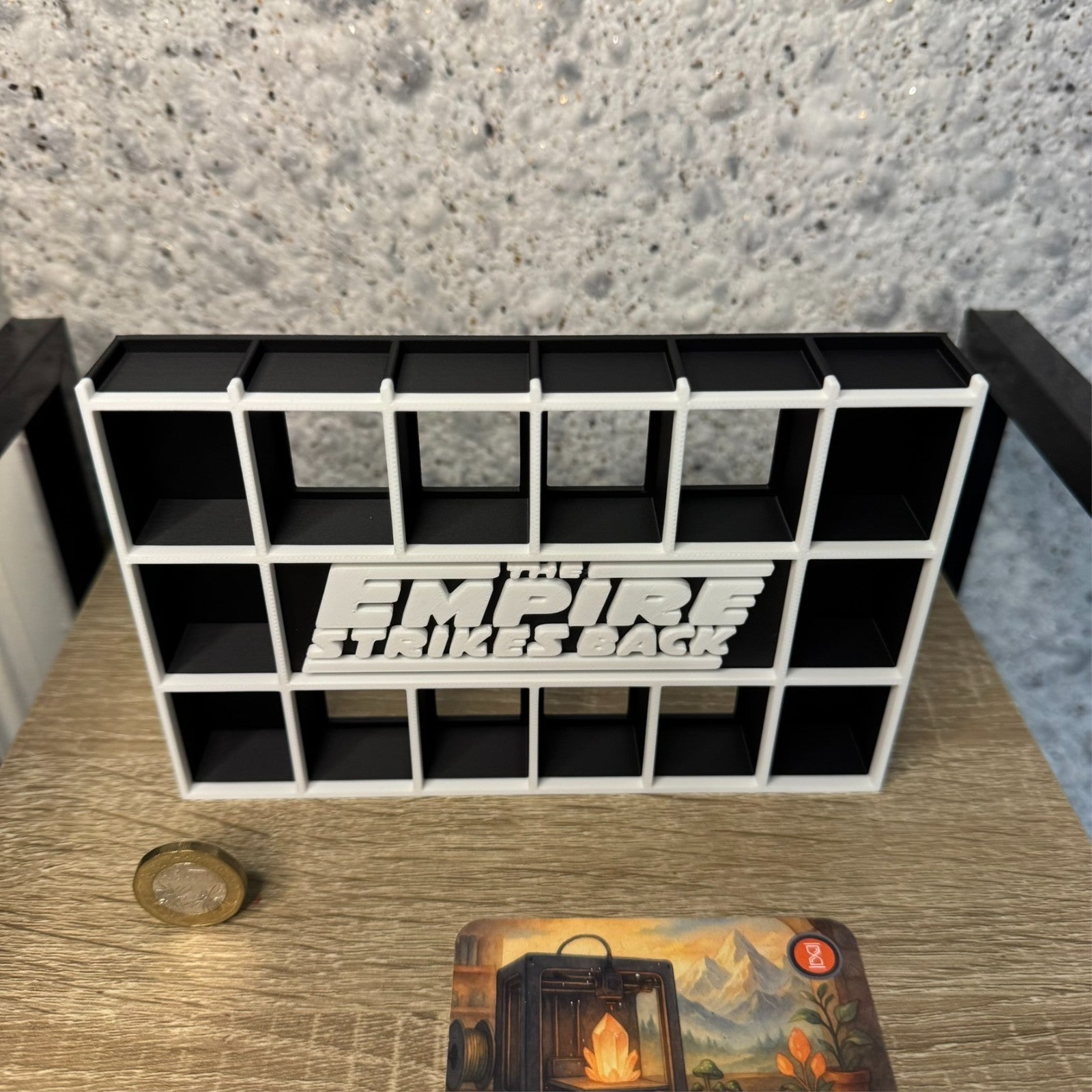 Display Shelf for 20 Bitty Pop Empire Strikes Back themed organizer