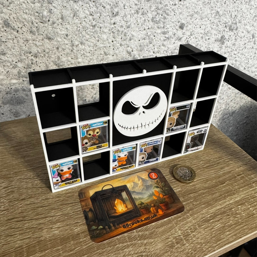 Display Shelf for 20 Bitty Pop Nightmare Before Christmas themed