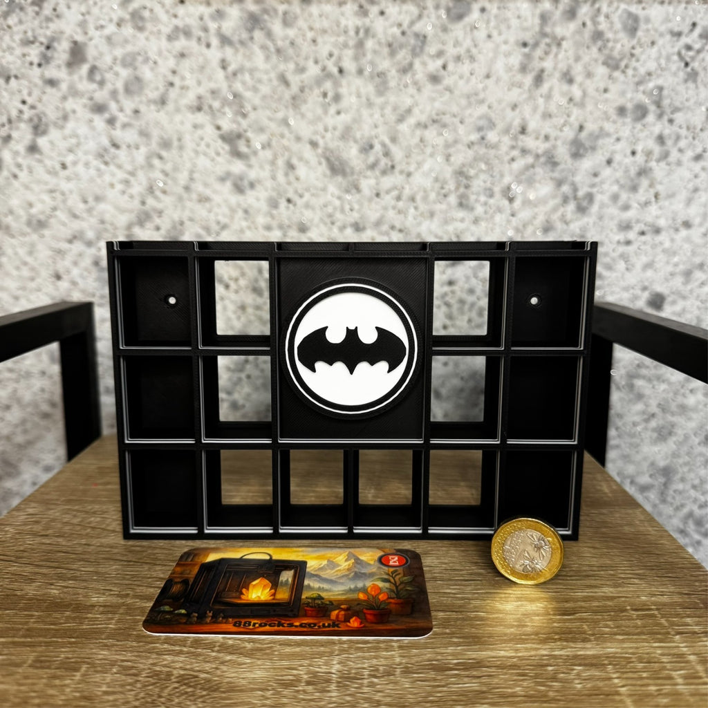 Display Shelf for Bitty Pop Batman themed organizer 20 slots