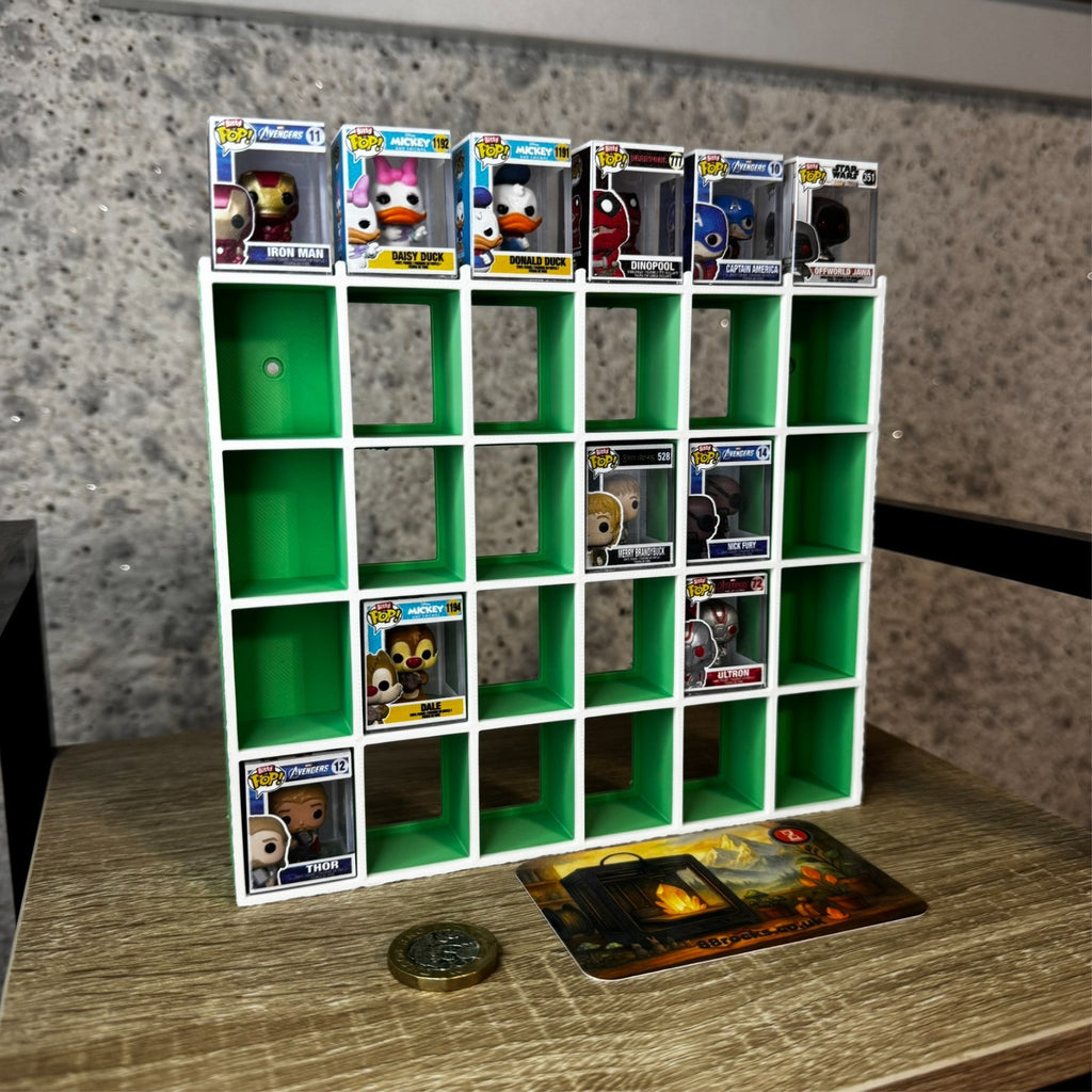 Display Shelf for Bitty Pop Figures 30 slots organizer
